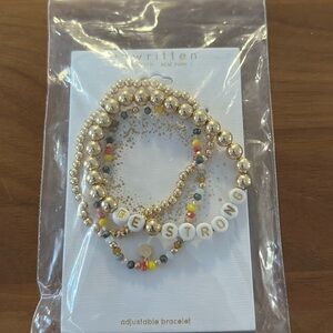 NWT, Unwritten jewelry, beaded bracelet, “Be Strong”